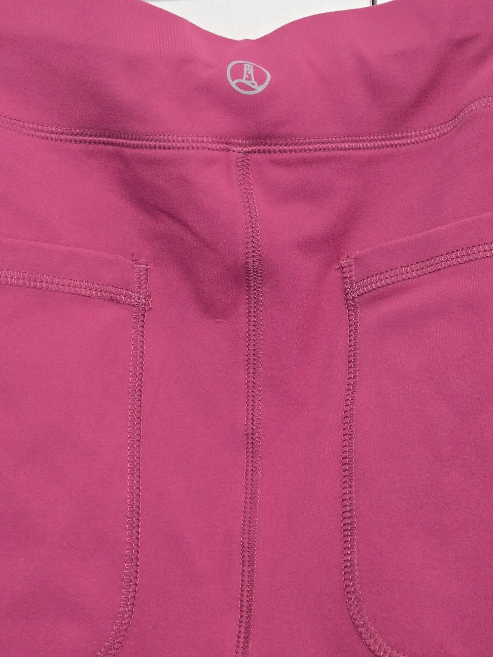 Lands' End Active Shorts Womens 14-16 Pink Pull On Athleisure Pockets - Picture 6 of 6